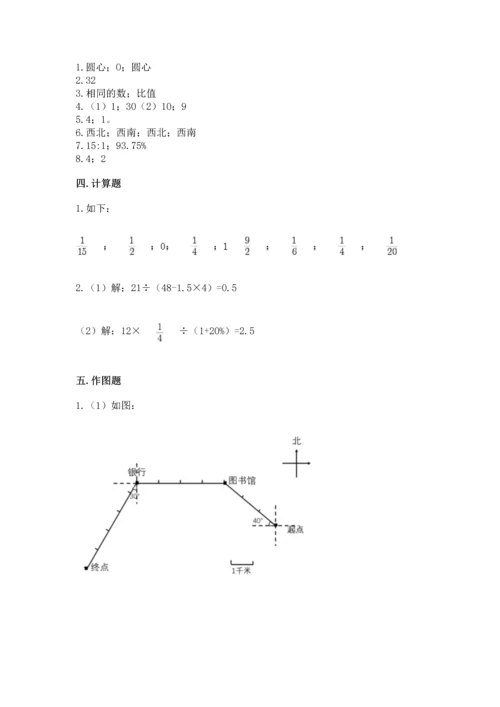 人教版六年级上册数学期末测试卷审定版.docx