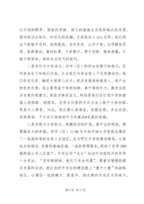 赴苏州无锡南京和上海XX县区考察报告.docx