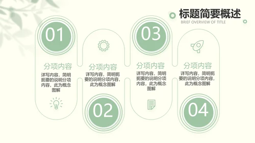 文艺绿色小清新纪念册电子相册动态PPT
