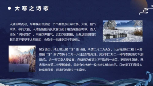古典中国风大寒节气通用PPT模板