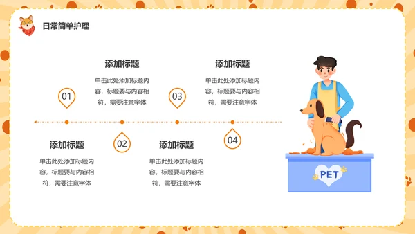 猫咪，宠物健康管理PPT模板