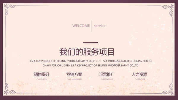 紫色尊贵美容院项目计划书工作总结动态PPT