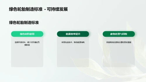 绿色行动：轮胎制造革新