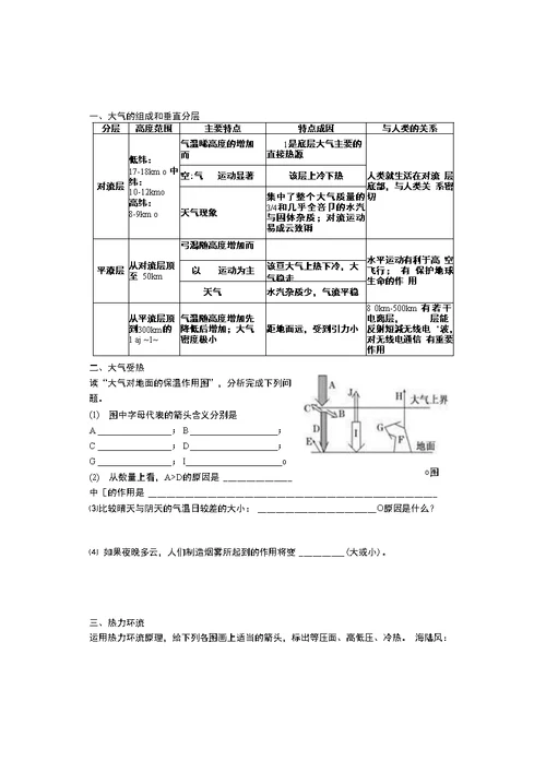 高中地理：期中复习课