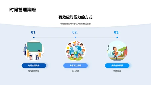 大学生压力应对讲座PPT模板