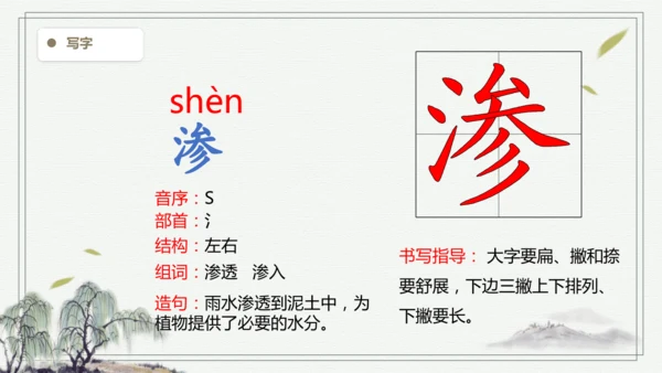 【2025春季学期教材】语文四下5.琥珀   生字识记课件
