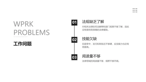 黑白简约通用律师法律法务总结PPT模板