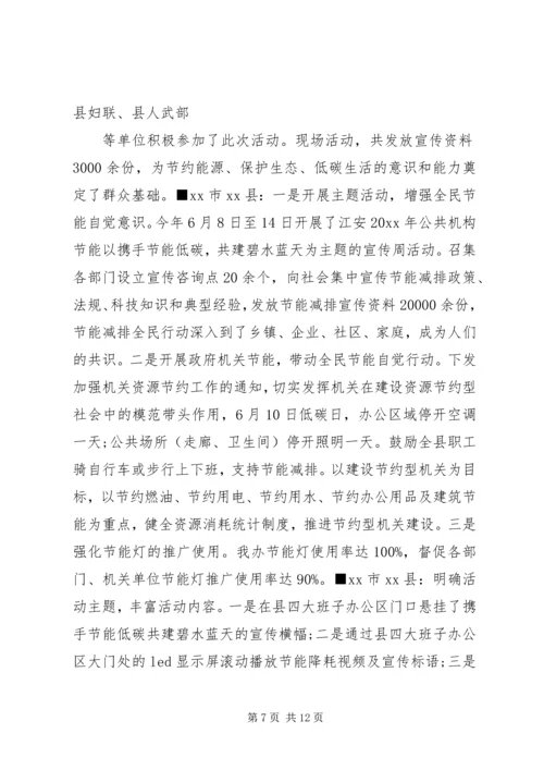 公共机构节能宣传周活动简报.docx