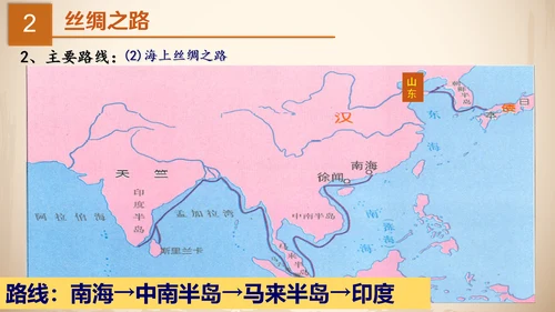 沟通中外文明丝绸之路ppt模板