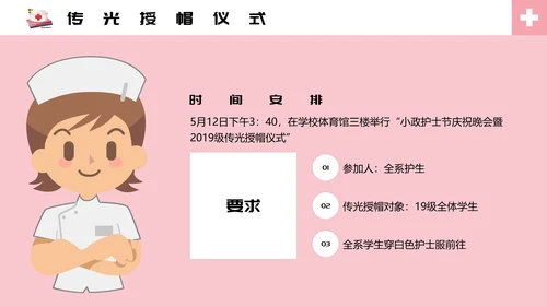 国际护士节主题班会PPT模板