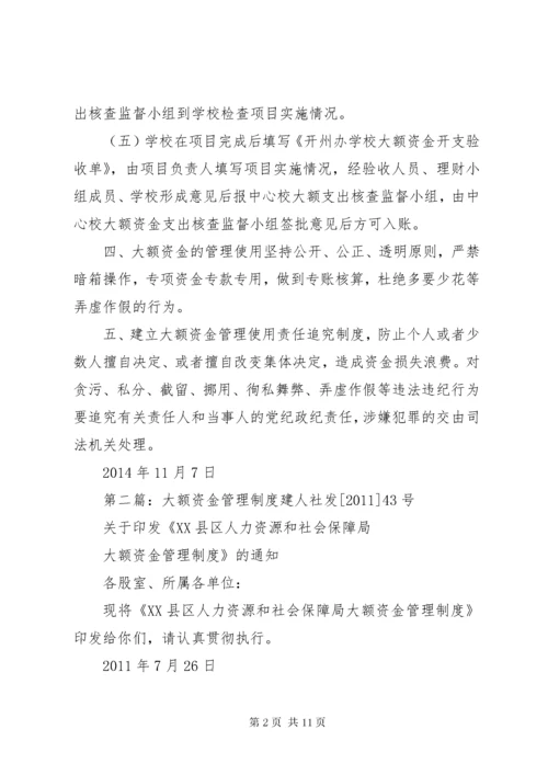 学校大额资金管理制度大全.docx