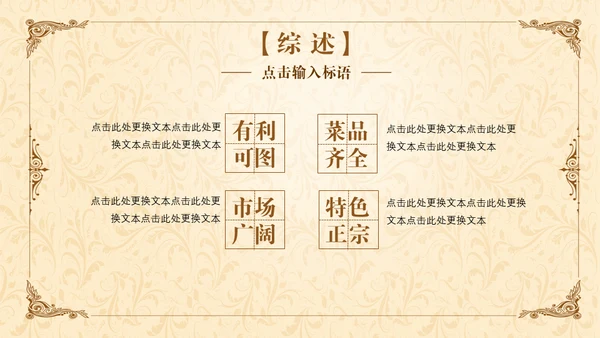 伊斯兰清真寺回民餐厅羊肉串美食通用PPT模板