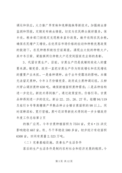 乡镇政府年度工作总结.docx