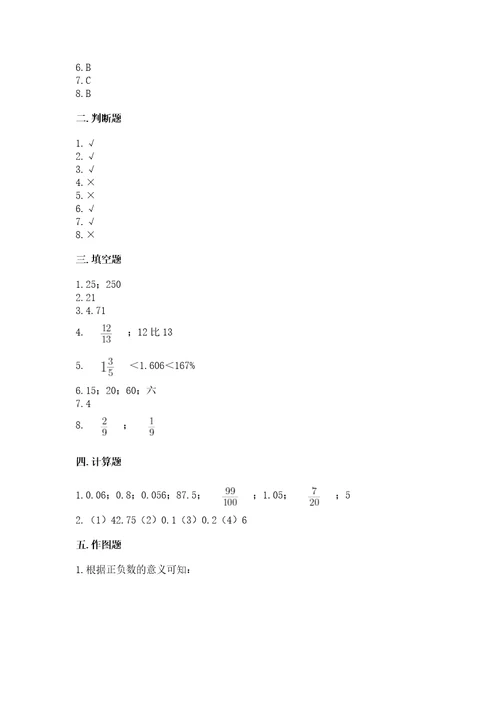 小升初数学期末测试卷精品（含答案）