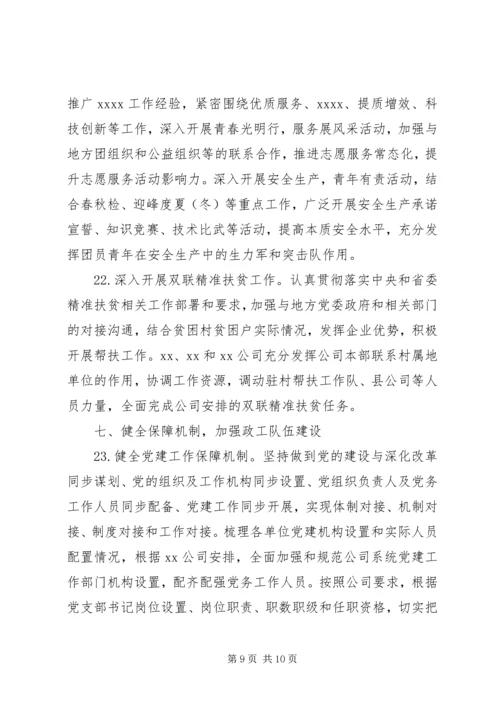 党建思想政治工作要点某年.docx