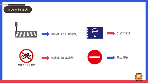 安全出行学生交通安全教育课PPT课件模板