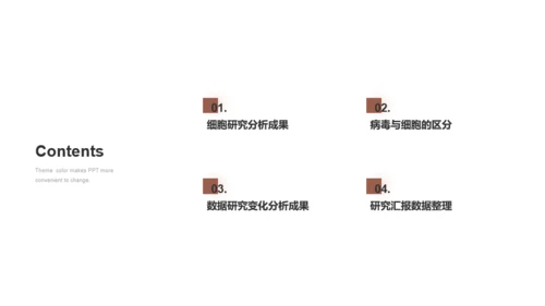 灰色生物医疗研究汇报PPT模板
