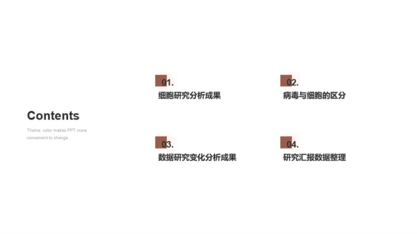 灰色生物医疗研究汇报PPT模板