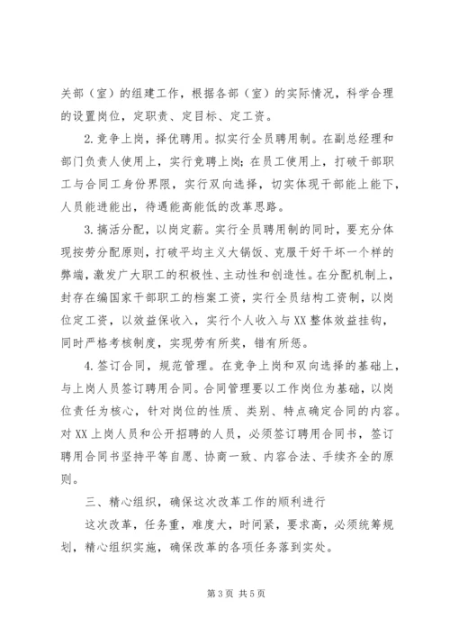 单位人事制度改革会讲话.docx