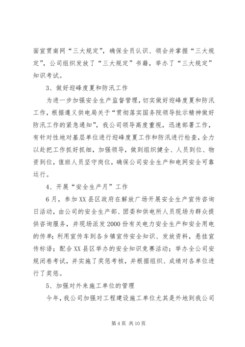 在电力公司职工代表大会上的工作报告 (3).docx