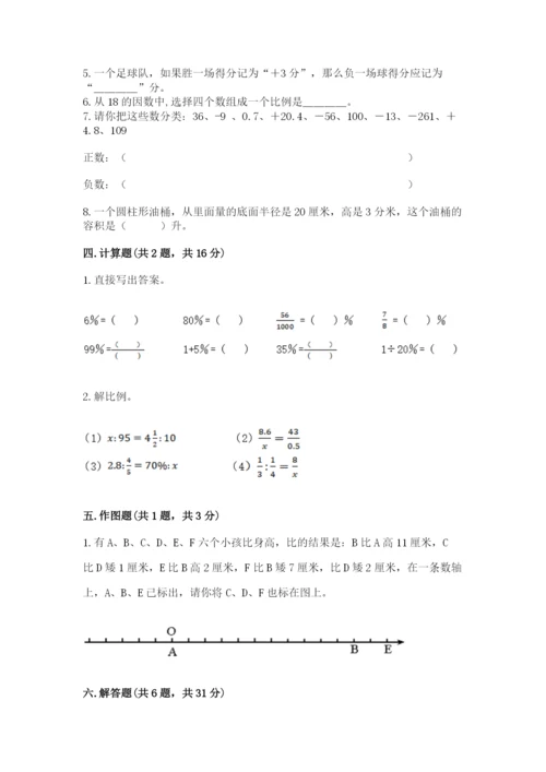 小升初六年级期末试卷精品及答案.docx