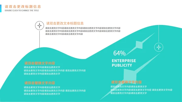 绿色简约风企业宣传PPT模板