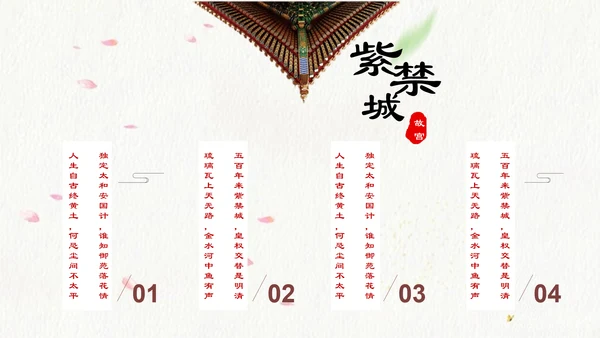 北京故宫介绍通用PPT模板