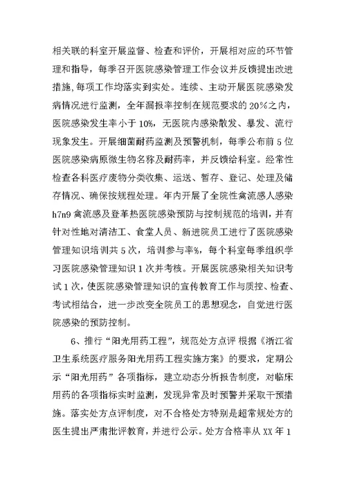 医院年度工作总结 7
