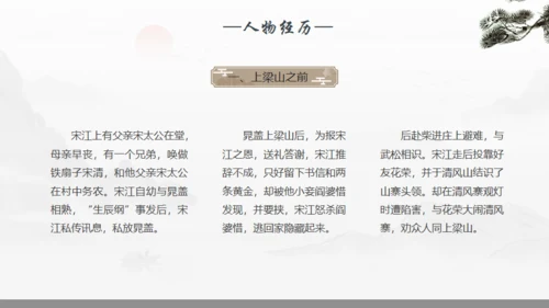 《水浒传》宋江人物解析通用PPT模板