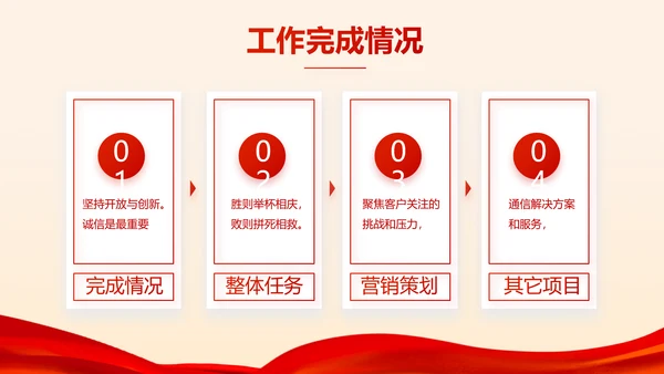红色喜庆公司联欢晚会年会策划动态PPT模板