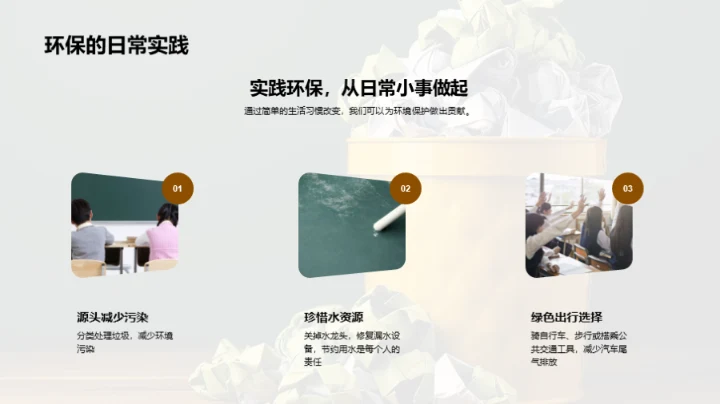 环保生活，责任所在