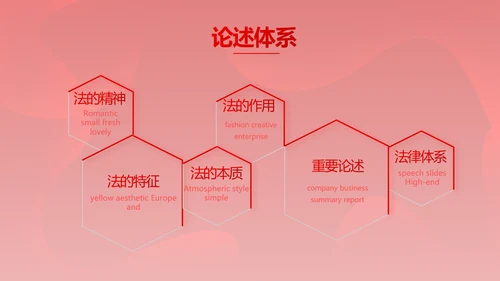 红色大气法律知识讲座年年终总结PPT