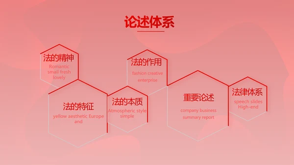 红色大气法律知识讲座年年终总结PPT
