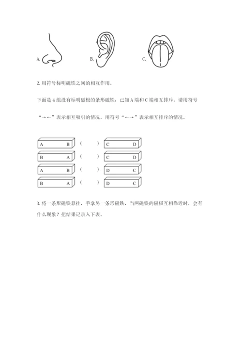 教科版小学科学二年级下册期末测试卷及完整答案（历年真题）.docx