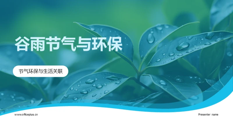 谷雨节气与环保