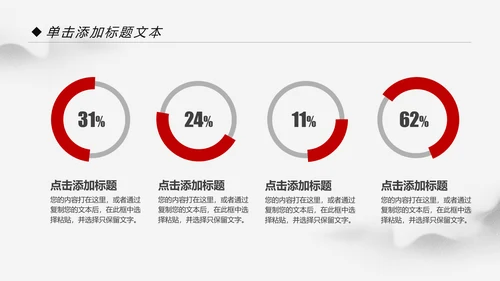 大气中国风党政党委党支部工作报告PPT