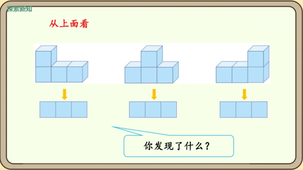 新人教版数学四年级下册2.2     观察物体（2）课件