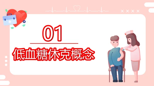 医疗培训低血糖休克护理查房医药箱通用PPT模板