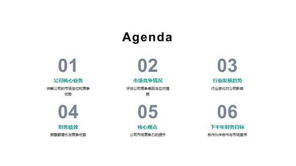 财务增长：半年回顾与展望