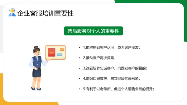 企业售后客服话术话务员培训PPT模板
