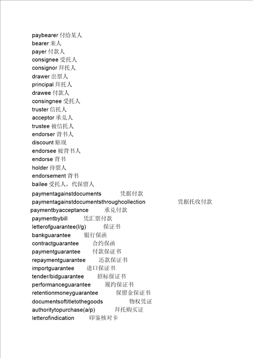 通知书付款通知英文