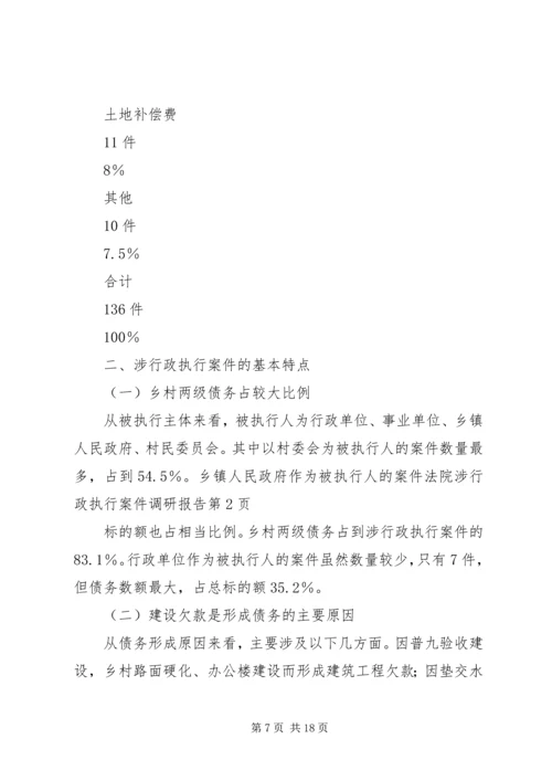 法院涉行政执行案件调研报告 (2).docx