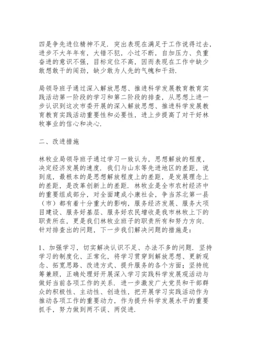 解放思想大讨论民主生活会个人发言.docx