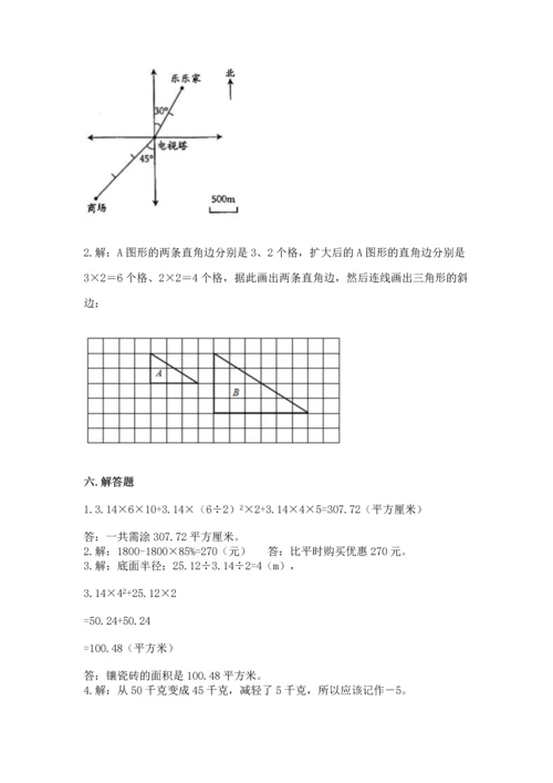 六年级下册数学《期末测试卷》精品【达标题】.docx