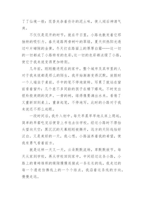 路的议论文.docx