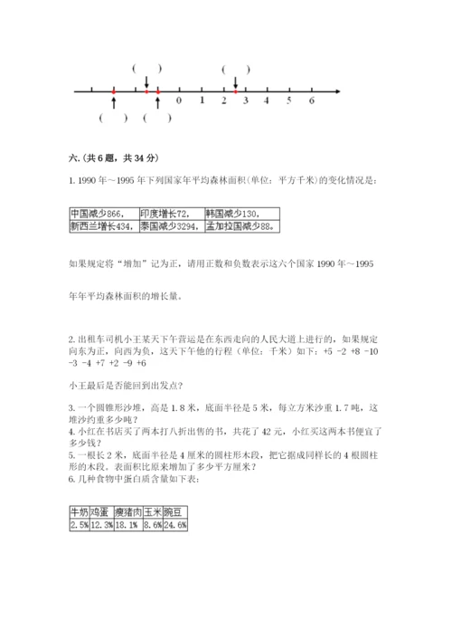 北师大版小升初数学模拟试卷精品（全国通用）.docx