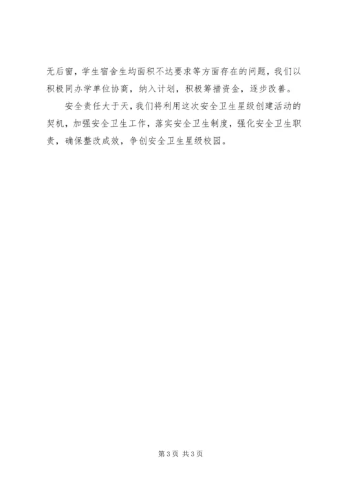 学校安全卫生整改情况汇报 (3).docx