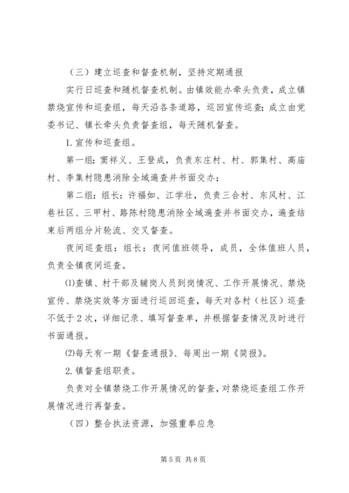 乡镇秸秆禁烧和综合利用工作方案.docx