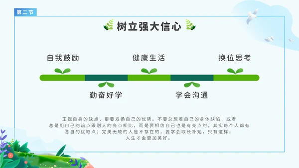 青春期心理健康青少年教育通用PPT模板