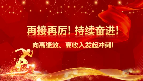 业绩喜报，业绩战报通用PPT模板